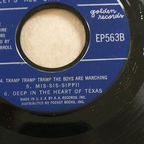 Vintage Little Golden Records EP 563 45 RPM EP - Picture 7 of 7
